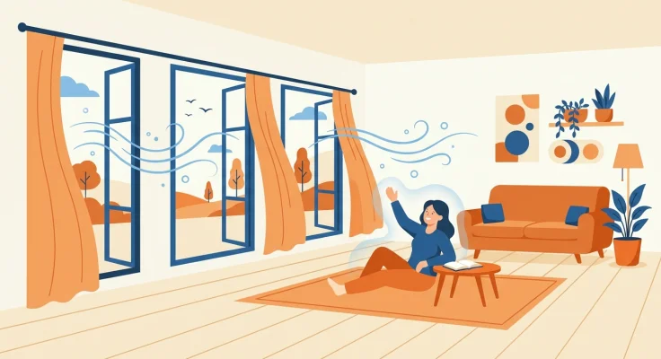 Ventilación Cruzada en Casa: Técnica Natural para Refrescar sin Aire